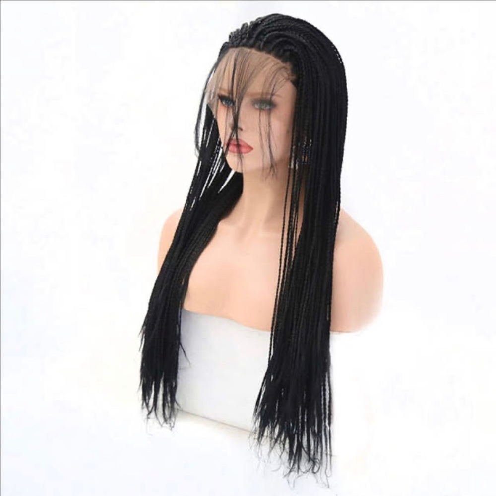 frontal wig braided